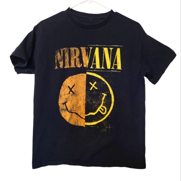 Nirvana Black and Yellow T-Shirt Size Medium? - Picture 1 of 5